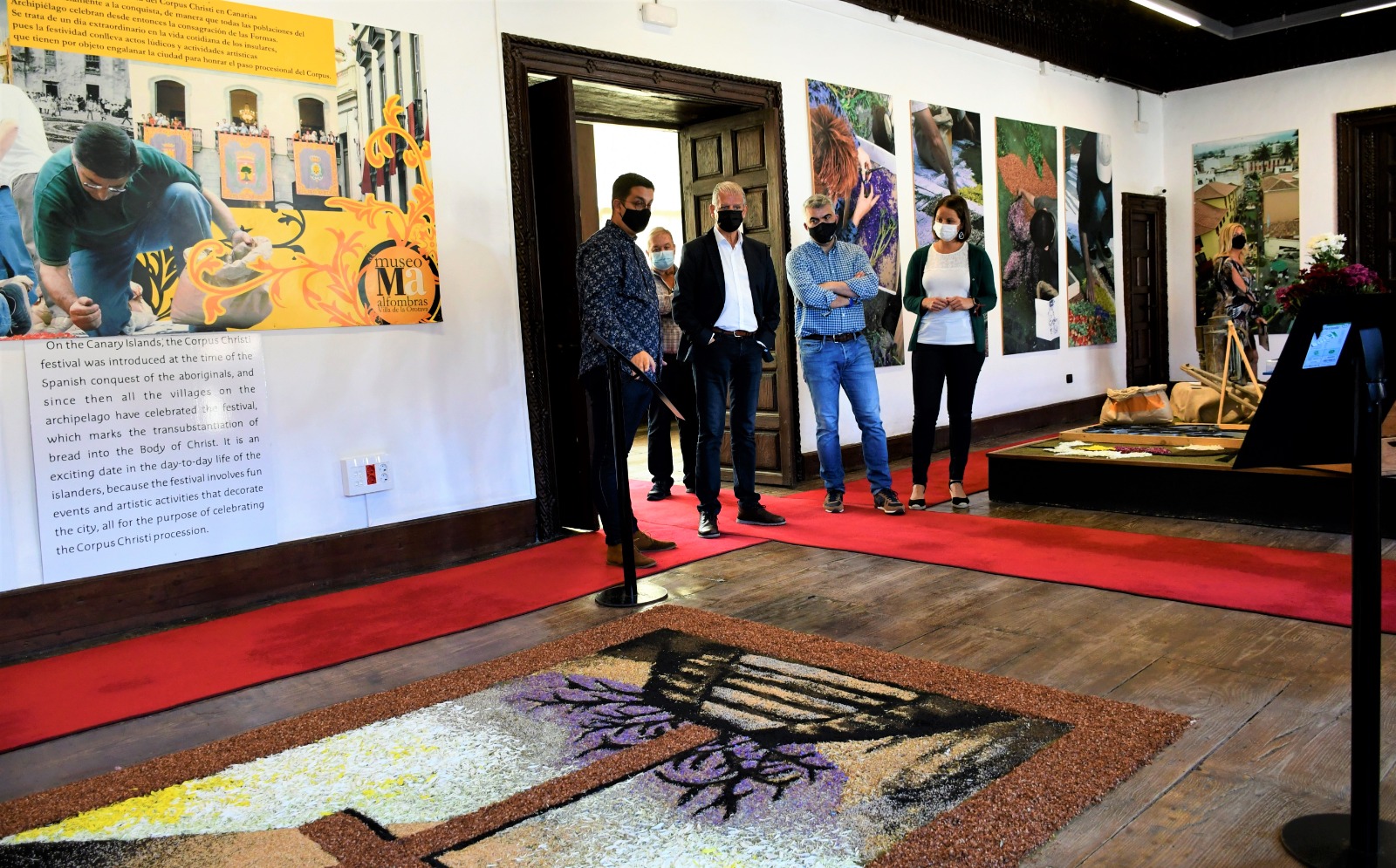 La instalación, tras un año de mejoras y modernizaciones, retorna a la actividad este miércoles 28 de abril y se convierte en el primer centro de interpretación mundial del arte efímero de las alfombras