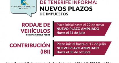 Recordatorio de fin de plazo voluntario para el pago del rodaje y del IBI