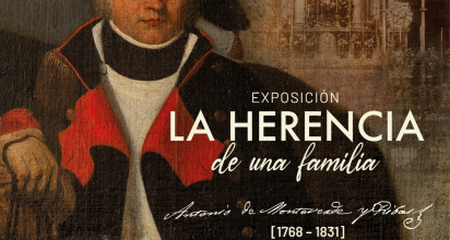 Cartel de la exposición del pintor Monteverde y Rivas