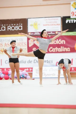 Muestra de gimnasia rítmica del Plan Municipal de Actividades Extraescolares del curso 2025/2026