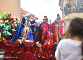 Los Reyes visitaron todos los núcleos urbanos de La Orotava. Un recorrido de unas doce horas aproximadamente