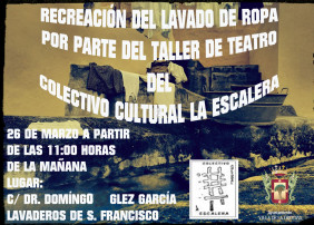  Recreación del tradicional lavado de ropa en los Lavaderos de San Francisco