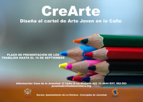 Juventud convoca una nueva edición del concurso CreArte para elegir el cartel de Arte joven en la Calle